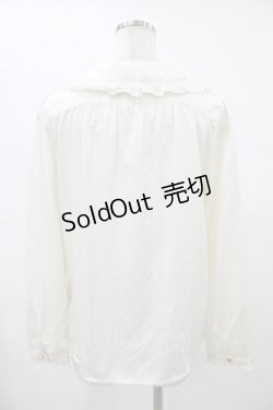 画像2: Amavel / トゥシューズ刺繍ブラウス Free 生成り H-25-09-18-1051-CA-BL-NS-ZH