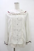 axes femme / レース襟ブラウス M アイボリー H-25-09-18-1052-AX-BL-NS-ZH