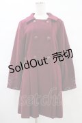 axes femme / ダブルボタンコート M ボルドー H-25-09-18-1057-AX-CO-NS-ZH