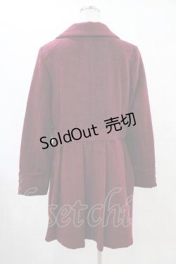 画像2: axes femme / ダブルボタンコート M ボルドー H-25-09-18-1057-AX-CO-NS-ZH