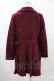 画像2: axes femme / ダブルボタンコート M ボルドー H-25-09-18-1057-AX-CO-NS-ZH (2)