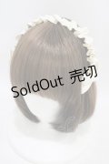 m petit by misako / ギャザーリボンカチューシャ  アイボリー H-25-09-18-1007-LO-AC-NS-ZH