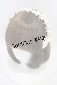 m petit by misako / ギャザーリボンカチューシャ  アイボリー H-25-09-18-1007-LO-AC-NS-ZH