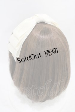 画像2: m petit by misako / NINA'sコラボ AM*NIリボンカチューシャ  アイボリー H-25-09-18-1009-LO-AC-NS-ZH
