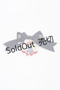 ALICE and the PIRATES / Chester&Maisyワッペン付きリボンブローチ  ネイビー H-25-09-18-1012-PA-AC-NS-ZH
