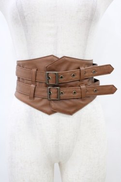 画像1: ALICE and the PIRATES / 合皮カマーベルト Free キャメル H-25-09-18-1016-PA-ZA-NS-ZH