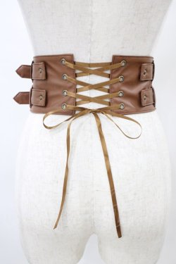 画像2: ALICE and the PIRATES / 合皮カマーベルト Free キャメル H-25-09-18-1016-PA-ZA-NS-ZH