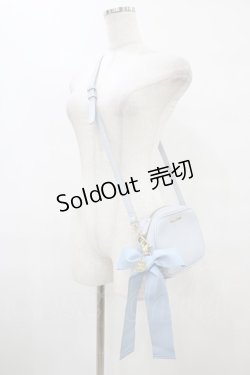 画像2: Maison de FLEUR / リボンチャームショルダーバッグ  サックス H-25-09-18-1017-LO-BG-NS-ZH