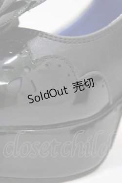 画像4: YOSUKE by Leche / コサージュ付ストラップシューズ M/23.0〜23.5cm ブラックエナメル H-25-09-18-1001-0-SH-NS-ZH