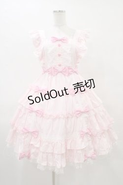 画像1: Angelic Pretty / Melody Frillジャンパースカート Free ピンク H-25-09-18-1024-AP-OP-NS-ZH