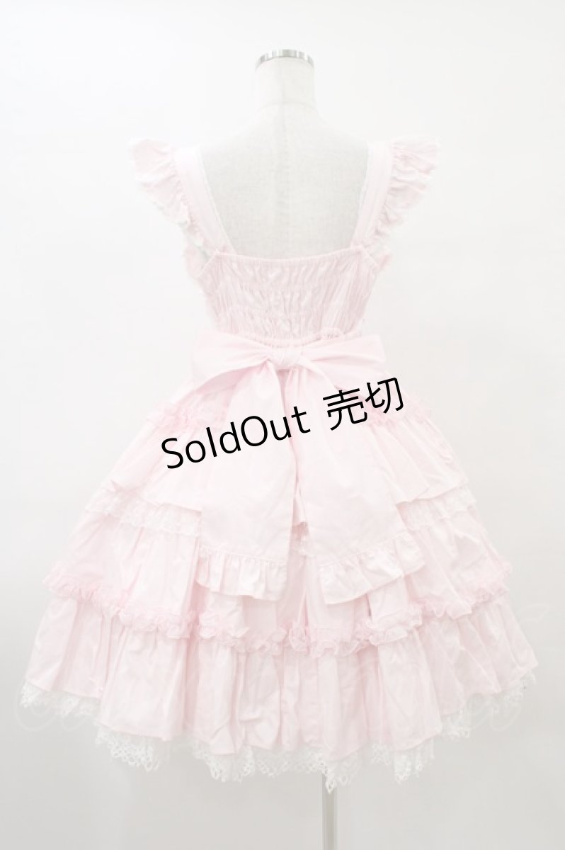 画像2: Angelic Pretty / Melody Frillジャンパースカート Free ピンク H-25-09-18-1024-AP-OP-NS-ZH (2)