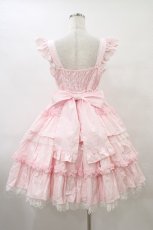 画像2: Angelic Pretty / Melody Frillジャンパースカート Free ピンク H-25-09-18-1024-AP-OP-NS-ZH (2)