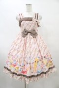 metamorphose / Flavor Parade ハイウエストジャンパースカート Free ピンク H-25-09-18-1025-ME-OP-NS-ZH