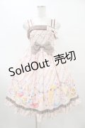 metamorphose / Flavor Parade ハイウエストジャンパースカート Free ピンク H-25-09-18-1025-ME-OP-NS-ZH