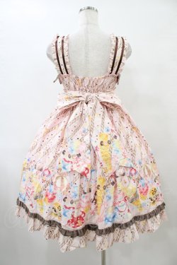 画像2: metamorphose / Flavor Parade ハイウエストジャンパースカート Free ピンク H-25-09-18-1025-ME-OP-NS-ZH