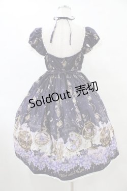 画像2: ALICE and the PIRATES / アリスと時間の国の迷宮柄ジャンパースカートII Free ネイビー H-25-09-18-1027-PA-OP-NS-ZH