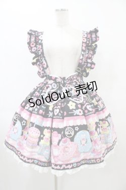 画像1: Angelic Pretty / Toy's Donut Dinerスカート Free ブラック H-25-09-18-1028-AP-SK-NS-ZH