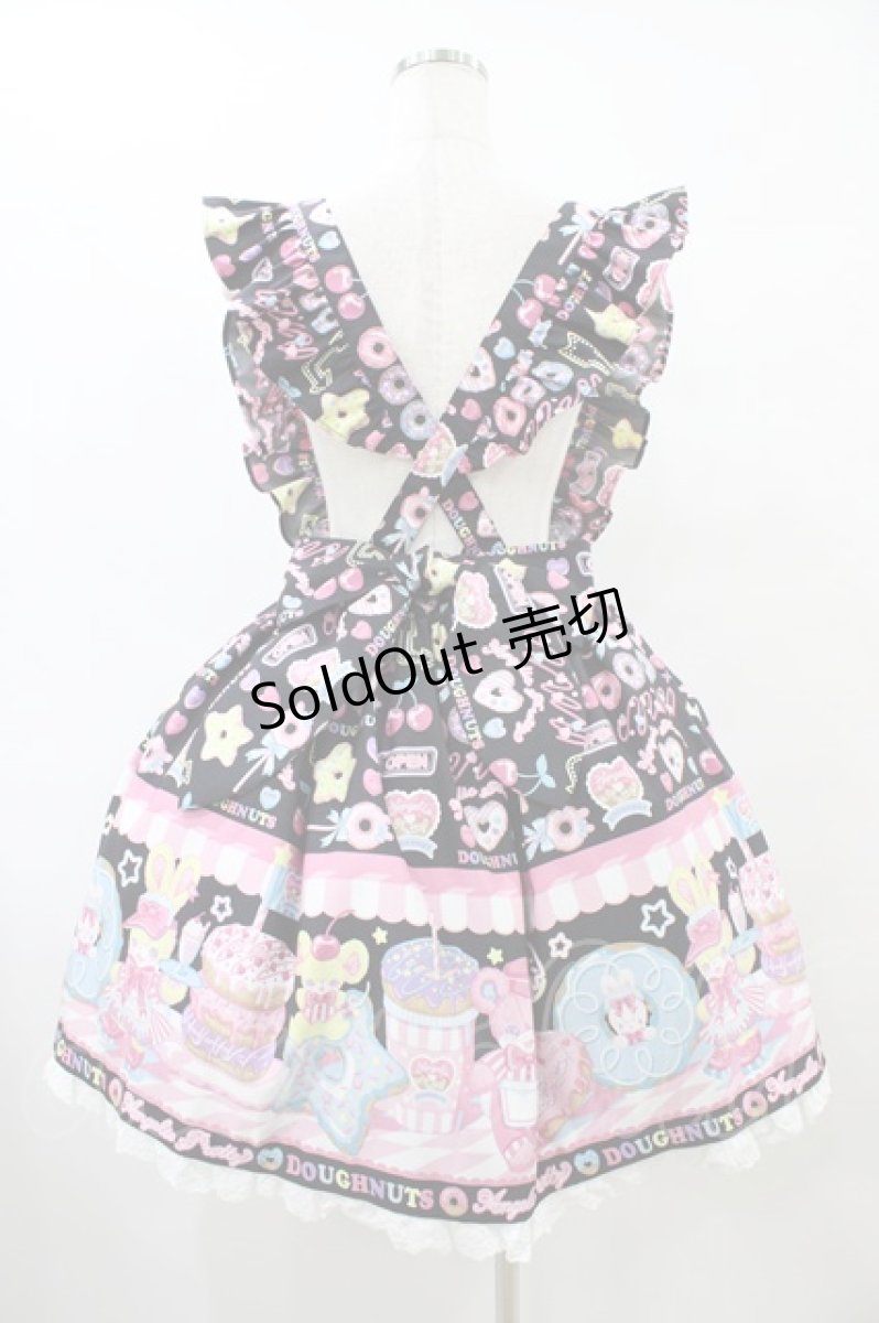 画像2: Angelic Pretty / Toy's Donut Dinerスカート Free ブラック H-25-09-18-1028-AP-SK-NS-ZH (2)