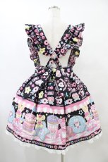 画像2: Angelic Pretty / Toy's Donut Dinerスカート Free ブラック H-25-09-18-1028-AP-SK-NS-ZH (2)