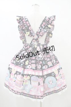 画像2: Angelic Pretty / Toy's Donut Dinerスカート Free ブラック H-25-09-18-1028-AP-SK-NS-ZH