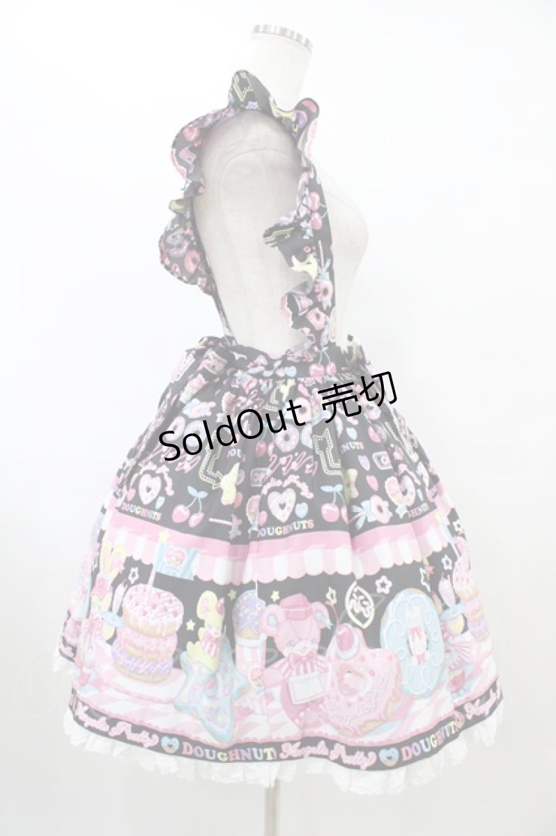 画像3: Angelic Pretty / Toy's Donut Dinerスカート Free ブラック H-25-09-18-1028-AP-SK-NS-ZH (3)