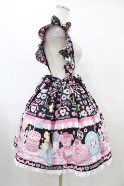 画像3: Angelic Pretty / Toy's Donut Dinerスカート Free ブラック H-25-09-18-1028-AP-SK-NS-ZH