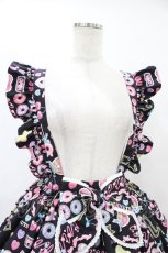 画像4: Angelic Pretty / Toy's Donut Dinerスカート Free ブラック H-25-09-18-1028-AP-SK-NS-ZH (4)