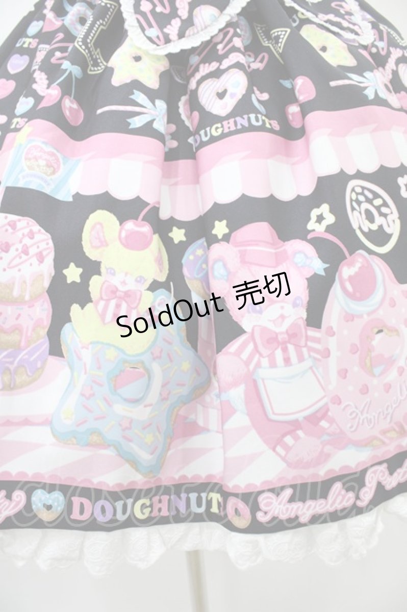 画像5: Angelic Pretty / Toy's Donut Dinerスカート Free ブラック H-25-09-18-1028-AP-SK-NS-ZH (5)