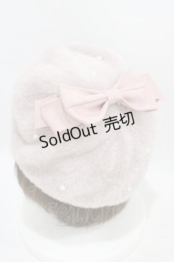 画像2: Lovely Tency / 眞白ありすコラボ リボンベレー帽  ピンク H-25-09-18-1003-0-AC-NS-ZH