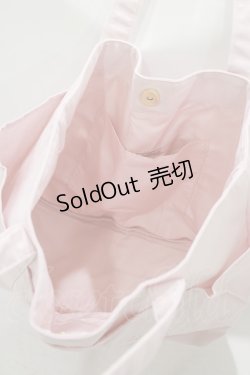 画像3: Maison de FLEUR / sakura刺繍Mトートバッグ  ピンク H-25-09-18-054-LO-BG-NS-ZH