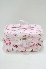 BABY,THE STARS SHINE BRIGHT / Berry Berry Strawberry Parfait〜くみゃちゃんアイスを添えて〜柄バニティポーチ  ピンク H-25-09-18-055-BA-ZA-NS-ZH