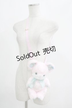 画像1: Angelic Pretty / Toyboxはにかみベアーぬいぐるみポーチ  ピンク H-25-09-18-056-AP-BG-NS-ZH