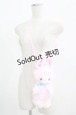 画像1: Angelic Pretty / BUNNY TOYぬいぐるみポーチ  ピンク H-25-09-18-058-AP-BG-NS-ZH