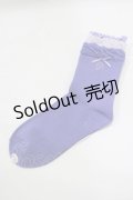 PINK HOUSE / グラデーションフリル使いソックス  ラベンダー H-25-09-18-060-LO-ZA-NS-ZH