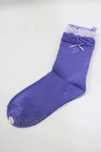 PINK HOUSE / グラデーションフリル使いソックス  ラベンダー H-25-09-18-060-LO-ZA-NS-ZH