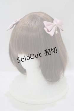 画像1: Amavel / Merry-go-Round リボンクリップ  ピンク H-25-09-18-071-CA-AC-NS-ZH