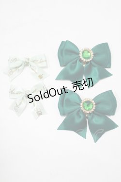 画像2: Amavel / 推しカラーリボンクリップPart2  グリーン H-25-09-18-072-CA-AC-NS-ZH