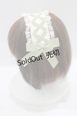 画像2: Amavel / RomanticHeroinスリーピンヘッドドレス  グリーン H-25-09-18-074-CA-AC-NS-ZH