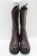 画像1: Fi.n.t / バックレースアップロングブーツ S（22.5〜23cm） BROWN H-25-09-18-080-CA-SH-NS-ZH (1)