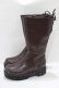 画像2: Fi.n.t / バックレースアップロングブーツ S（22.5〜23cm） BROWN H-25-09-18-080-CA-SH-NS-ZH (2)