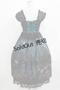 画像3: ALICE and the PIRATES / Vampire Nocturne柄ジャンパースカートII Free グリーン H-25-09-18-001-PA-OP-NS-ZH