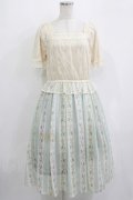 axes femme / ミュルーズドッキングワンピース M ミント H-25-09-18-008-AX-OP-NS-ZH