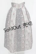 axes femme / クードルローズ柄スカート Free ブラック H-25-09-18-010-AX-SK-NS-ZH