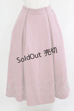 画像1: axes femme / フラワー刺繍カットソースカート Free ピンク H-25-09-18-011-AX-SK-NS-ZH