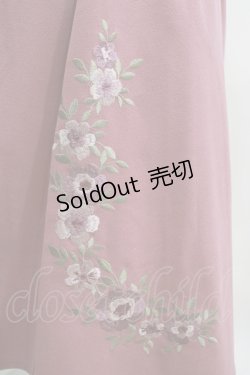 画像4: axes femme / フラワー刺繍カットソースカート Free ピンク H-25-09-18-011-AX-SK-NS-ZH