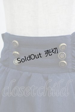 画像4: axes femme / ナポレオンモチーフロングスカート M ネイビー H-25-09-18-012-AX-SK-NS-ZH