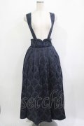 Amavel / Oriental Arabesqueロングスカート Free ネイビー H-25-09-18-013-CA-SK-NS-ZH