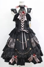 画像1: ALICE and the PIRATES / Sweet Devilジャンパースカート Free ブラック/ピンク H-25-09-18-002-PA-OP-NS-ZH (1)