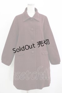 Fi.n.t / ロングコート Free Bordeaux H-25-09-18-019-CA-CO-NS-ZH