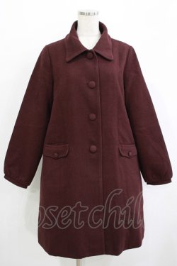 画像1: Fi.n.t / ロングコート Free Bordeaux H-25-09-18-019-CA-CO-NS-ZH